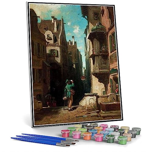 Zahlenmalerei für Erwachsene Der Postbote Gemälde von Carl Spitzweg DIY Malen nach Zahlen Kits auf Leinwand Zahlenmalerei für Erwachsene Der Postbote Gemälde von Carl Spitzweg DIY Malen nach Zahlen Kits auf Leinwand von hhydzq