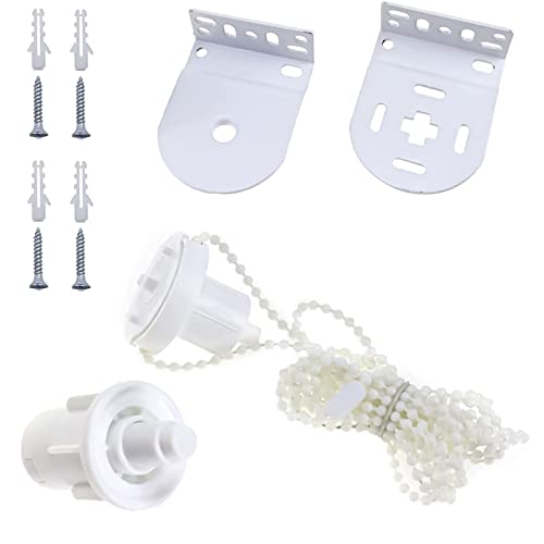 Reparaturset für Rollos, 32 mm, Beschläge, Ersatzvorhang-Zubehör mit 3M-Perlenkette für Vorhangreparatur, Halterungen Reparaturset für Rollos, 32 mm, Beschläge, Ersatzvorhang-Zubehör mit 3M-Perlenkette für Vorhangreparatur, Halterungen von hifrom