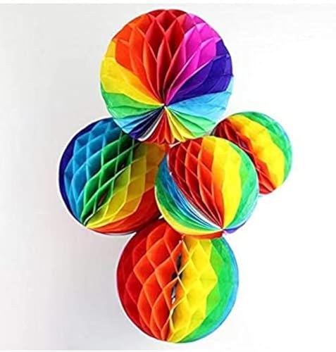 Mini-Papier-Waben-Bälle zum Aufhängen, Dekoration, Laterne, Party-Regenbogen, inklusive Schnur zum Aufhängen Mini-Papier-Waben-Bälle zum Aufhängen, Dekoration, Laterne, Party-Regenbogen, inklusive Schnur zum Aufhängen von hill
