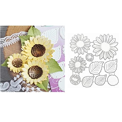 3D-Sonnenblumen-Rahmen, Metall-Stanzformen, Blumenblätter, Hochzeit, Stanzschablonen für DIY, Scrapbooking, Foto, dekorative Prägepapier-Stanzformen für Scrapbooking, Kartenherstellung 3D-Sonnenblumen-Rahmen, Metall-Stanzformen, Blumenblätter, Hochzeit, Stanzschablonen für DIY, Scrapbooking, Foto, dekorative Prägepapier-Stanzformen für Scrapbooking, Kartenherstellung von hinana