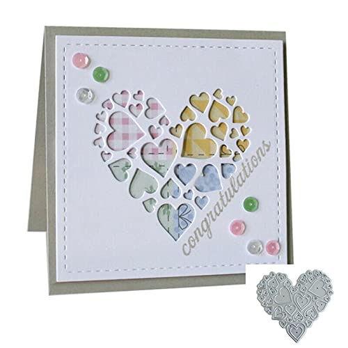 Metall-Stanzformen mit Herz-Motiv, hohles Herz, Hochzeit, Stanzschablonen für DIY, Scrapbooking, Foto, dekorative Prägepapier-Stanzformen für Scrapbooking, Kartenherstellung Metall-Stanzformen mit Herz-Motiv, hohles Herz, Hochzeit, Stanzschablonen für DIY, Scrapbooking, Foto, dekorative Prägepapier-Stanzformen für Scrapbooking, Kartenherstellung von hinana