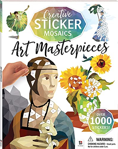 Hinkler Art Masterpieces Kreative Sticker Mosaik | Mosaik Stickerbuch für Erwachsene | Farbe nach Aufkleber | Aufkleber nach Zahlen | Sticker Art Hinkler Art Masterpieces Kreative Sticker Mosaik | Mosaik Stickerbuch für Erwachsene | Farbe nach Aufkleber | Aufkleber nach Zahlen | Sticker Art von hinkler