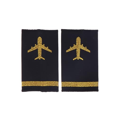 1 Paar profession elle Pilot Uniform Schulter abzeichen, Kleidung Dekoration Schulter abzeichen, DIY Bastel zubehör für Kleidung Dekor 1 Paar profession elle Pilot Uniform Schulter abzeichen, Kleidung Dekoration Schulter abzeichen, DIY Bastel zubehör für Kleidung Dekor von hiwhale