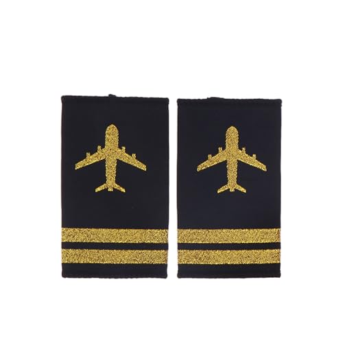 1 Paar profession elle Pilot Uniform Schulter abzeichen, Kleidung Dekoration Schulter abzeichen, DIY Bastel zubehör für Kleidung Dekor von hiwhale