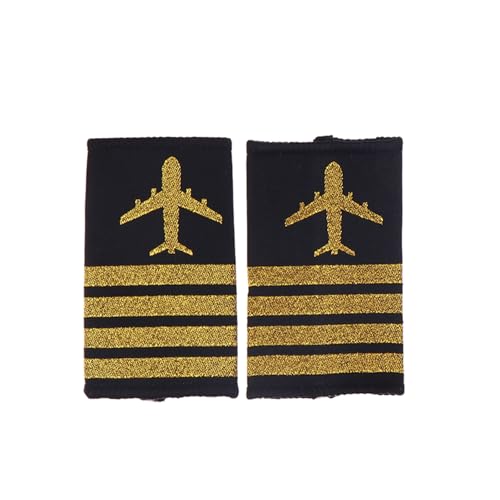 1 Paar profession elle Pilot Uniform Schulter abzeichen, Kleidung Dekoration Schulter abzeichen, DIY Bastel zubehör für Kleidung Dekor 1 Paar profession elle Pilot Uniform Schulter abzeichen, Kleidung Dekoration Schulter abzeichen, DIY Bastel zubehör für Kleidung Dekor von hiwhale
