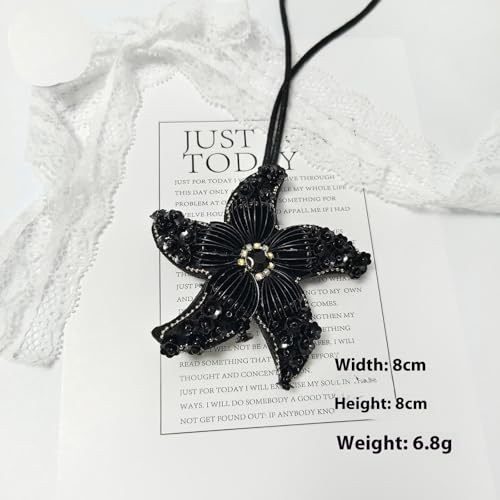 1 Pc Butterfly Applique Patch Hängendes Seil Schlüssel ring Kristall Seestern Pailletten Hand gefertigte Perlen Kleidung Aufnähen Beutel Anhänger von hiwhale