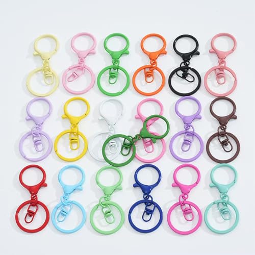 10 Stück Multi color Schlüssel anhänger Hummer verschluss Haken mit verstellbarer Schnalle für die Herstellung von Schlüssel bund DIY Taschen Puppen haken Schmuck Zubehör von hiwhale