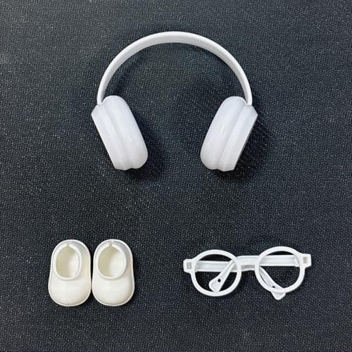 3 Teile/Satz geeignet für 15-17cm Puppen Bekleidung Zubehör Mini Brillen Schuhe Kopfhörer DIY Zubehör Spielzeug Geschenke 3 Teile/Satz geeignet für 15-17cm Puppen Bekleidung Zubehör Mini Brillen Schuhe Kopfhörer DIY Zubehör Spielzeug Geschenke von hiwhale