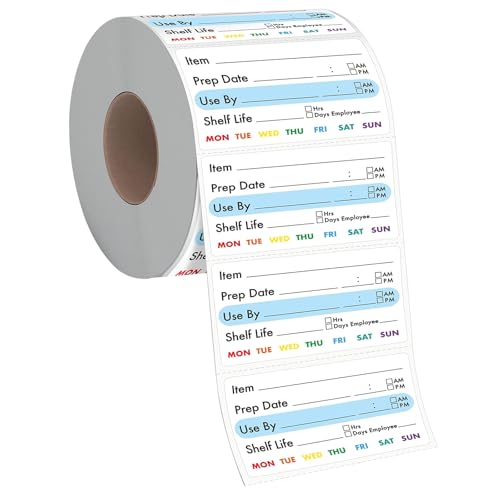 300 Stück Küchen datum Lebensmittel aufkleber, Snack-Dattel-Label, Süßwaren-Schreibwaren-Aufkleber, Frieren Lebensmittel Ablaufdatum Label, Selbst klebende Aufkleber 300 Stück Küchen datum Lebensmittel aufkleber, Snack-Dattel-Label, Süßwaren-Schreibwaren-Aufkleber, Frieren Lebensmittel Ablaufdatum Label, Selbst klebende Aufkleber von hiwhale