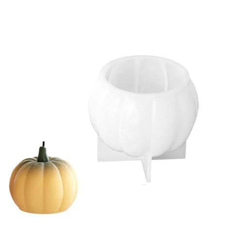 3D Kürbis Silikon Form für Duft kerze leicht Demold Halloween Harz Formen Thanksgiving Geschenke von hiwhale