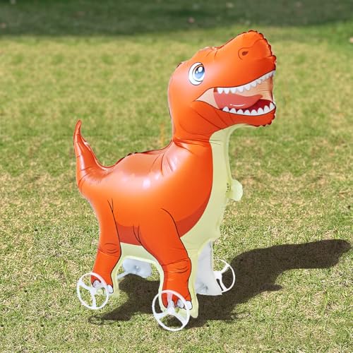 4D Cartoon Folie Luftballons Elefanten Stand Walking Ballon mit Rad für Kinder Geburtstags party Dekoration Baby Dusche von hiwhale