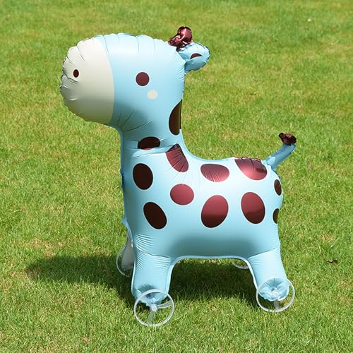 4D Cartoon Folie Luftballons Elefanten Stand Walking Ballon mit Rad für Kinder Geburtstags party Dekoration Baby Dusche von hiwhale