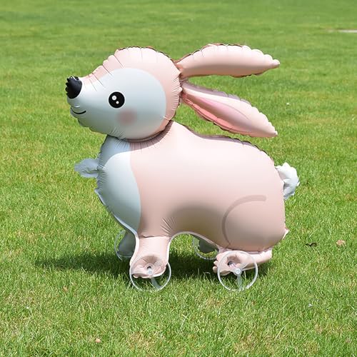 4D Cartoon Folie Luftballons Elefanten Stand Walking Ballon mit Rad für Kinder Geburtstags party Dekoration Baby Dusche von hiwhale