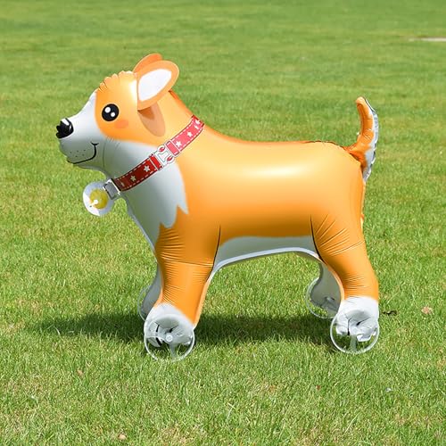 4D Cartoon Folie Luftballons Elefanten Stand Walking Ballon mit Rad für Kinder Geburtstags party Dekoration Baby Dusche von hiwhale