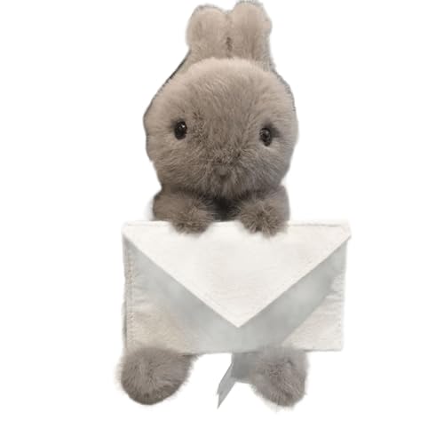 hiwhale 1 Stück 20cm Kaninchen Plüsch Tier mit Liebesbrief zum Geburtstag Weihnachten, Geschenk für Freundin und Valentinstag hiwhale 1 Stück 20cm Kaninchen Plüsch Tier mit Liebesbrief zum Geburtstag Weihnachten, Geschenk für Freundin und Valentinstag von hiwhale