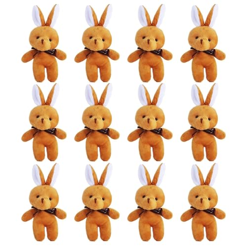 hiwhale 12 Stück Miniatur-Kaninchen-Plüschtiere für Baby-Duschen, Weihnachten Dekorationen, Hochzeits feiern und Geburtstage hiwhale 12 Stück Miniatur-Kaninchen-Plüschtiere für Baby-Duschen, Weihnachten Dekorationen, Hochzeits feiern und Geburtstage von hiwhale