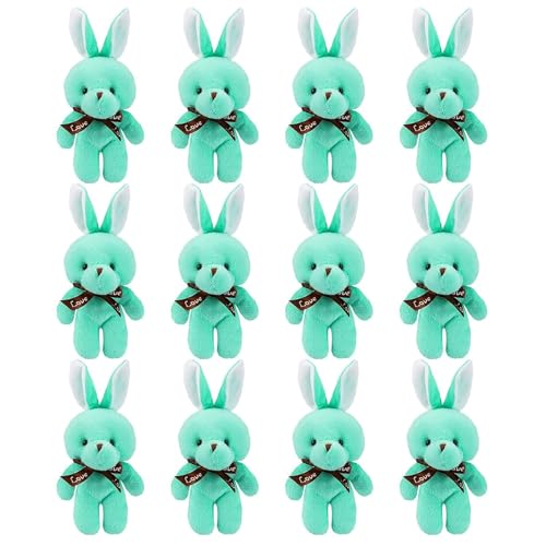 hiwhale 12 Stück Miniatur-Kaninchen-Plüschtiere für Baby-Duschen, Weihnachten Dekorationen, Hochzeits feiern und Geburtstage hiwhale 12 Stück Miniatur-Kaninchen-Plüschtiere für Baby-Duschen, Weihnachten Dekorationen, Hochzeits feiern und Geburtstage von hiwhale