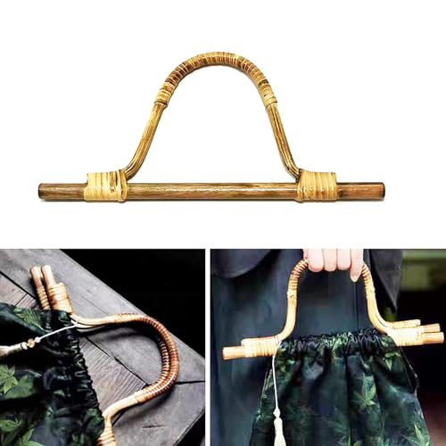 hiwhale 2 Stück D-förmige Geldbörse Rattan Griffe Ersatz handgemachte Handgriff Strand häkel Tasche Leinwand Handtaschen DIY Tasche Herstellung Zubehör hiwhale 2 Stück D-förmige Geldbörse Rattan Griffe Ersatz handgemachte Handgriff Strand häkel Tasche Leinwand Handtaschen DIY Tasche Herstellung Zubehör von hiwhale