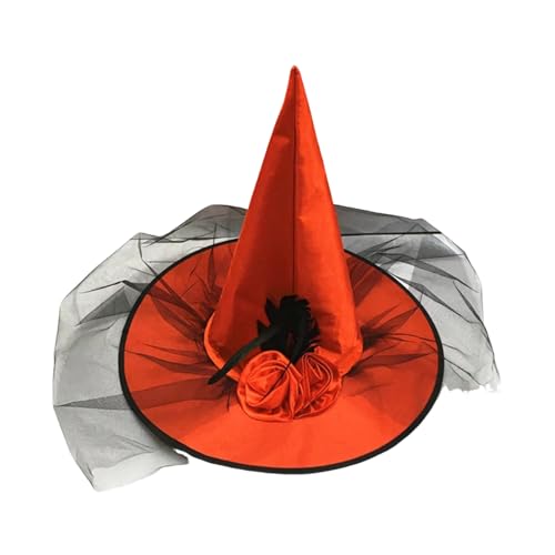 hiwhale Einteilige Halloween Cosplay Hexenhut, Mesh Floral, Gothic Queen Kleidung, Barock Ankleide Accessoires, Make-up Party Ball Hut hiwhale Einteilige Halloween Cosplay Hexenhut, Mesh Floral, Gothic Queen Kleidung, Barock Ankleide Accessoires, Make-up Party Ball Hut von hiwhale