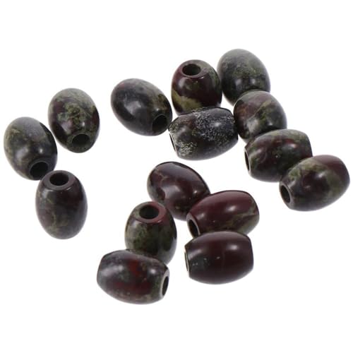 hobbyhub 15 Stück Steinperlen für Schmuckherstellung, 16 mm großes Loch, Perlen für Schmuckherstellung, DIY Handwerk hobbyhub 15 Stück Steinperlen für Schmuckherstellung, 16 mm großes Loch, Perlen für Schmuckherstellung, DIY Handwerk von hobbyhub