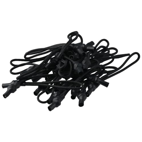 hobbyme Schrumpfschlauch, 30 Stück, Spritzguss-Zugseil, Reißverschluss-Ersatz, für Rucksäcke, Jacken, Gepäck, Geldbörsen, Handtaschen, Sweatshirt, schwarz hobbyme Schrumpfschlauch, 30 Stück, Spritzguss-Zugseil, Reißverschluss-Ersatz, für Rucksäcke, Jacken, Gepäck, Geldbörsen, Handtaschen, Sweatshirt, schwarz von hobbyme