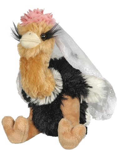 hM - Brautstrauß Johanna Vogel Strauß Stofftier Partygag als Wurfstrauss für die Hochzeit oder als Braut und Jungesellinnen Geschenk - JGA oder Hochzeitsgeschenk von hochzeitsMONSTER