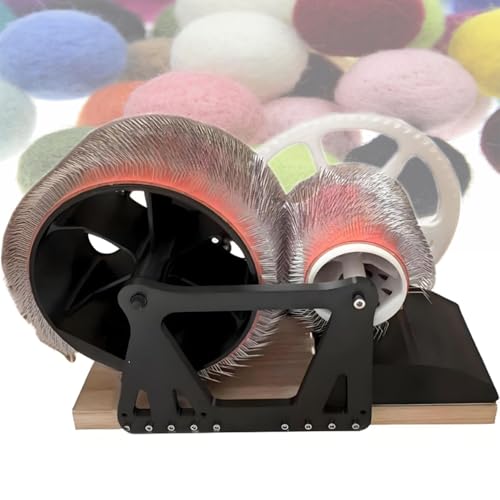 hocvseo Manuelle Wollkardiermaschine, Handkurbel-Fleece-Kardierer, Schnelles Farbmischen, Kämmen, Spinnen, Wollfaser-Trommelkardiermaschine, Für DIY-Basteln Filztiere Herstellen hocvseo Manuelle Wollkardiermaschine, Handkurbel-Fleece-Kardierer, Schnelles Farbmischen, Kämmen, Spinnen, Wollfaser-Trommelkardiermaschine, Für DIY-Basteln Filztiere Herstellen von hocvseo