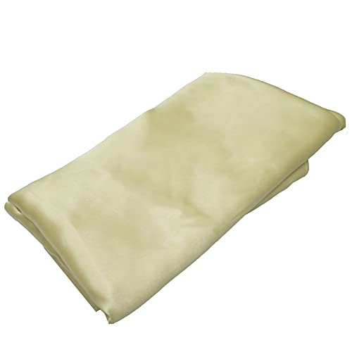 Satin Tischdecke Home Tischdecke Multi-Size Weihnachtsfeier Tischdecke Hochzeitsbankett 145X220CM Champagner von hokkk