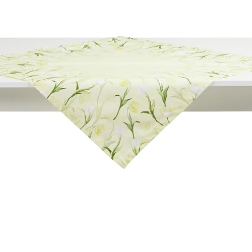 Home&You - Tischdecke Tendi 80x80cm, Tischdecke, Mitteldecke, Tischtuch, Baumwolle, Tischdeko, Blumen, für Garten, Hochzeit, Party, Geburtstag - Hellgrün Home&You - Tischdecke Tendi 80x80cm, Tischdecke, Mitteldecke, Tischtuch, Baumwolle, Tischdeko, Blumen, für Garten, Hochzeit, Party, Geburtstag - Hellgrün von home&you