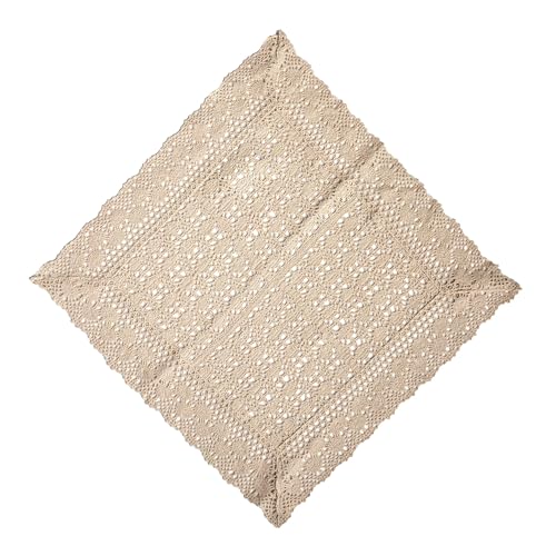 home&you - Tischdecke Folkelips 45x45cm, Tischdecke, Mitteldecke, Läufer, Deko, Baumwolle, Quadratisch, Tischdeko, Spitze, Modern, Abwaschbar - Beige home&you - Tischdecke Folkelips 45x45cm, Tischdecke, Mitteldecke, Läufer, Deko, Baumwolle, Quadratisch, Tischdeko, Spitze, Modern, Abwaschbar - Beige von home&you