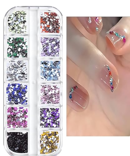 3D-Nagelkunst-Strasssteine, 3 mm, Harz-Nageldiamanten, 12 Farben, flache Rückseite, Nagelkristall-Edelsteine für DIY, Kleidung, Schuhe, Taschen, Dekoration, Maniküre 3D-Nagelkunst-Strasssteine, 3 mm, Harz-Nageldiamanten, 12 Farben, flache Rückseite, Nagelkristall-Edelsteine für DIY, Kleidung, Schuhe, Taschen, Dekoration, Maniküre von honselia