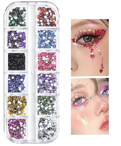3D-Nagelkunst-Strasssteine, 3 mm, Harz-Nageldiamanten, 12 Farben, flache Rückseite, Nagelkristall-Edelsteine für DIY, Kleidung, Schuhe, Taschen, Dekoration, Maniküre 3D-Nagelkunst-Strasssteine, 3 mm, Harz-Nageldiamanten, 12 Farben, flache Rückseite, Nagelkristall-Edelsteine für DIY, Kleidung, Schuhe, Taschen, Dekoration, Maniküre von honselia