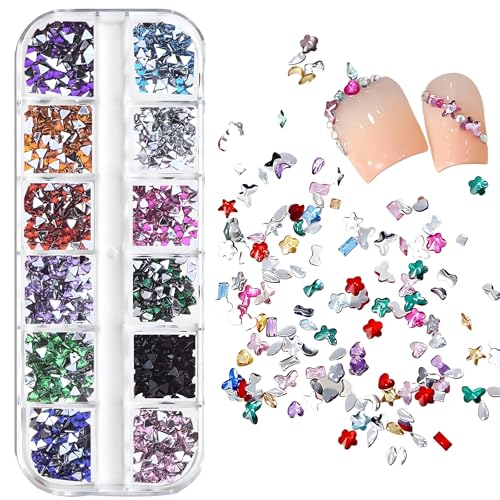 3D-Nagelkunst-Strasssteine, 3 mm, Harz-Nageldiamanten, 12 Farben, flache Rückseite, Nagelkristall-Edelsteine für DIY, Kleidung, Schuhe, Taschen, Dekoration, Maniküre 3D-Nagelkunst-Strasssteine, 3 mm, Harz-Nageldiamanten, 12 Farben, flache Rückseite, Nagelkristall-Edelsteine für DIY, Kleidung, Schuhe, Taschen, Dekoration, Maniküre von honselia