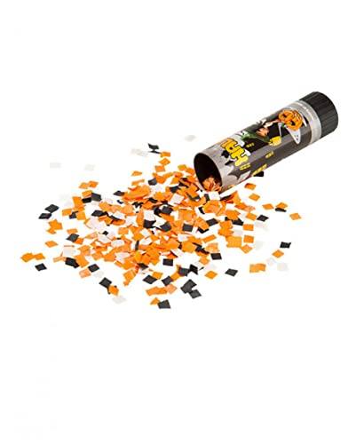horror-shop Halloween Konfettikanone Schwarz/Orange mit Federbetrieb 15 cm horror-shop Halloween Konfettikanone Schwarz/Orange mit Federbetrieb 15 cm von Horror-Shop