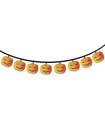 horror-shop Halloween Kürbis Girlande als kinderfreundliche Dekoration 3m horror-shop Halloween Kürbis Girlande als kinderfreundliche Dekoration 3m von Horror-Shop