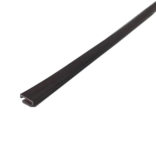 5m Kantenumleimer Selbstklebend Kantenschutz Umleimer Furnierklebeband Kein Aufbügeln, U-Form TPE Möbelkantenband, selbstsichernde Furnier-Randschiene(Coffee wood grain,10mm) von hothuimin