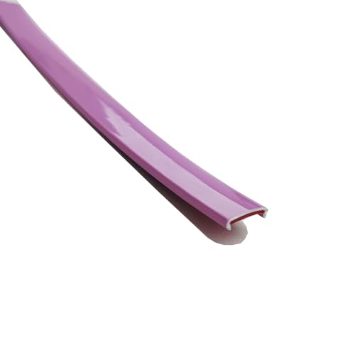 5m Kantenumleimer Selbstklebend Kantenschutz Umleimer Furnierklebeband Kein Aufbügeln, U-Form TPE Möbelkantenband, selbstsichernde Furnier-Randschiene(Pink,9mm) von hothuimin