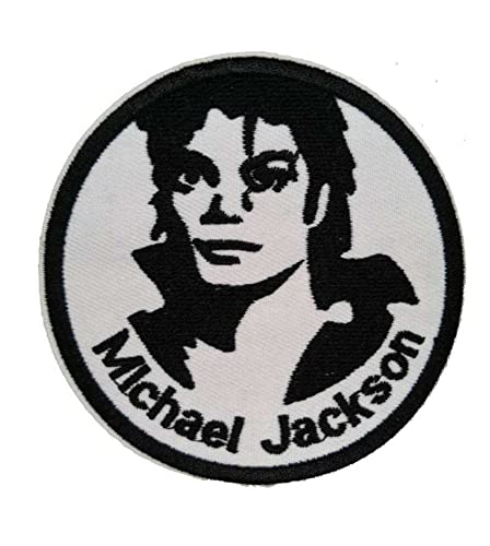 Hotrodspirit Aufnäher zum Aufbügeln, Michael Jackson Pop Rock, 8,5 cm von hotrodspirit