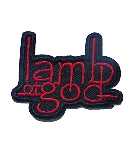 Hotrodspirit – Patch Lamb of God schwarz und rot Patch Jacke von hotrodspirit