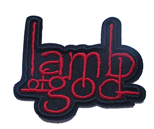 Hotrodspirit – Patch Lamb of God schwarz und rot Patch Jacke von hotrodspirit