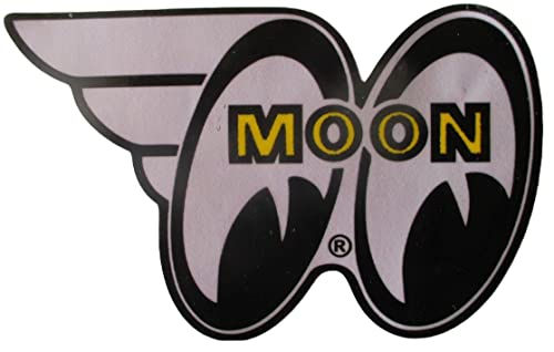 hotrodspirit - Aufkleber mit schmalem Auge, Motiv Moon Kustom Kultur, 13 x 4 cm, selbstklebend von hotrodspirit