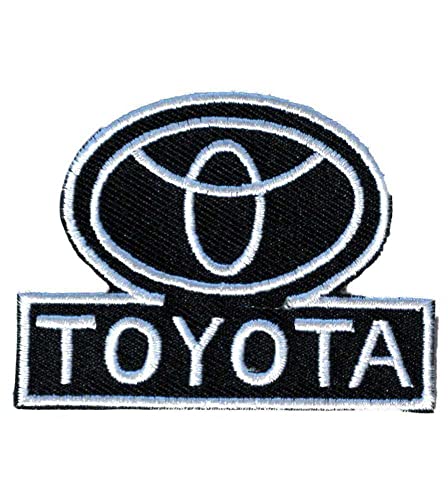 hotrodspirit - Aufnäher, Toyota, schwarz, weiße Schrift von hotrodspirit