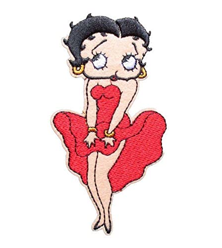 hotrodspirit - Aufnäher Betty Boop Kleid Marilyn Aufnäher Pin Up Rockab Damen von hotrodspirit