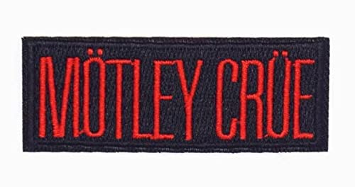 hotrodspirit - Aufnäher zum Aufbügeln, Motley Crue, rechteckig, 7 x 3 cm, Rock Roll hotrodspirit - Aufnäher zum Aufbügeln, Motley Crue, rechteckig, 7 x 3 cm, Rock Roll von hotrodspirit