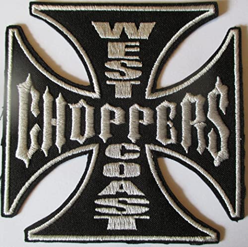 hotrodspirit - Hochwertiger Wcc-Patch, schwarz, 11 cm, West Coast Chopper, zum Aufbügeln hotrodspirit - Hochwertiger Wcc-Patch, schwarz, 11 cm, West Coast Chopper, zum Aufbügeln von hotrodspirit
