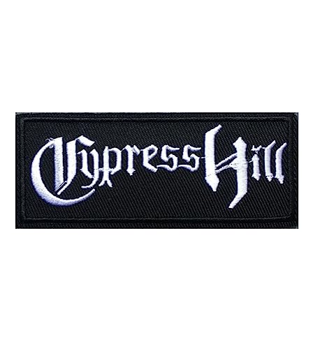 hotrodspirit - Patch Cypress Hill rechteckig 9 x 4 cm Gruppe Hip Hop Musik Patch zum Aufbügeln von hotrodspirit