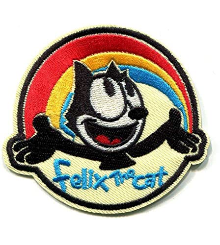hotrodspirit - Patch Felix Le Chat 8 x 7,5 cm The Cat Patch zum Aufbügeln, Garage von hotrodspirit