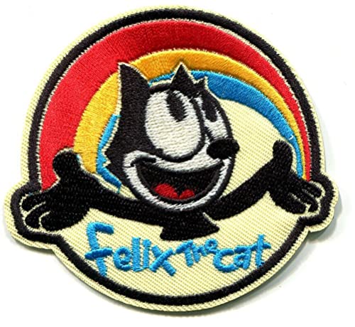 hotrodspirit - Patch Felix Le Chat 8 x 7,5 cm The Cat Patch zum Aufbügeln, Garage von hotrodspirit