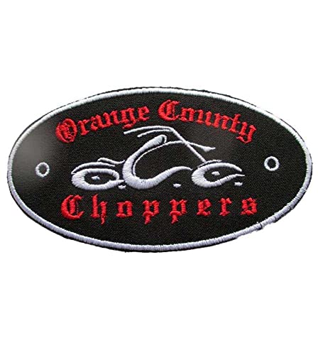 hotrodspirit - Patch Orange County Choppers schwarz rot 11,5 x 6 cm Logo zum Aufbügeln, Patch von hotrodspirit