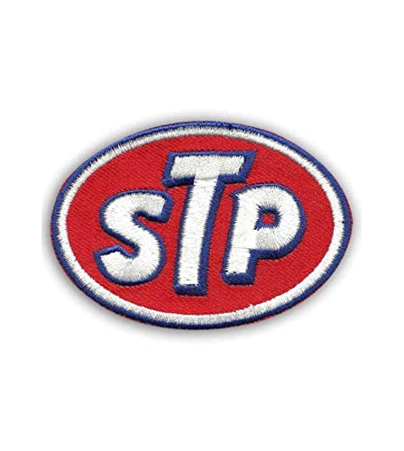 hotrodspirit – Patchkabel STP rot Ecusson-zum Aufbügeln Öl Garage Jacke von hotrodspirit